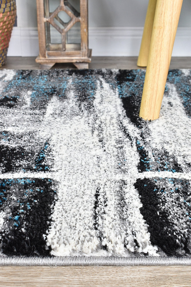 Millard 347 Light Grey Turquoise Rug