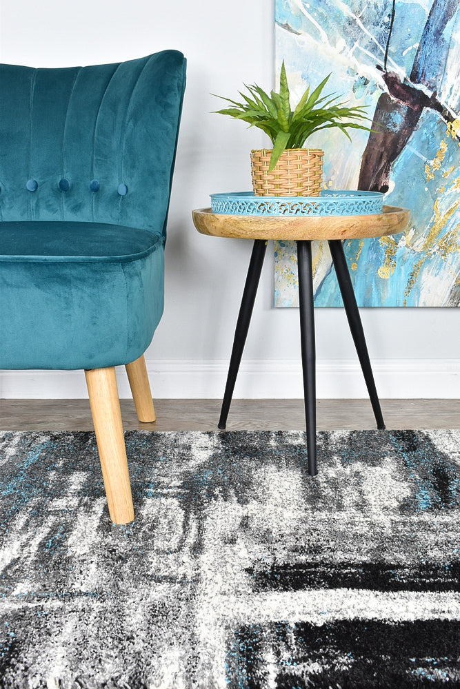Millard 347 Light Grey Turquoise Rug