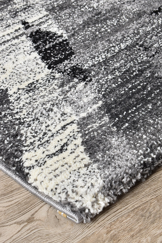 Millard 370 Light Grey Red Rug