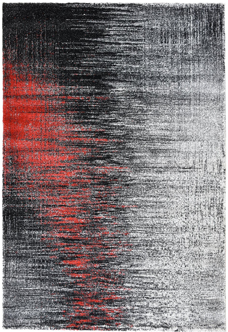 Millard 409 Light Grey Red Rug