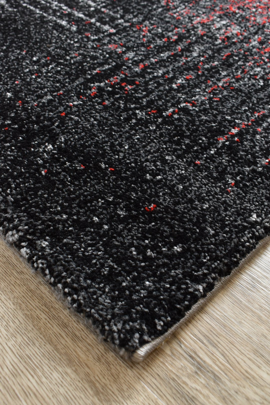Millard 409 Light Grey Red Rug