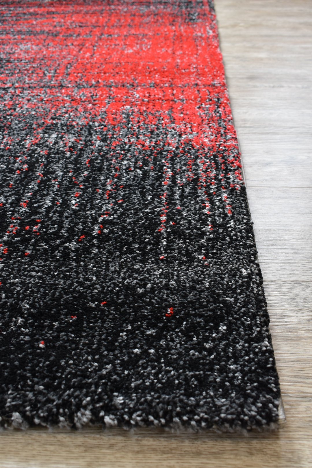 Millard 409 Light Grey Red Rug