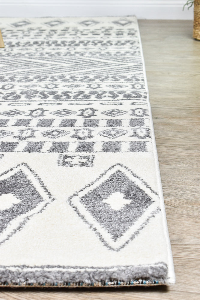 Nova Cream Light Grey Rug 343