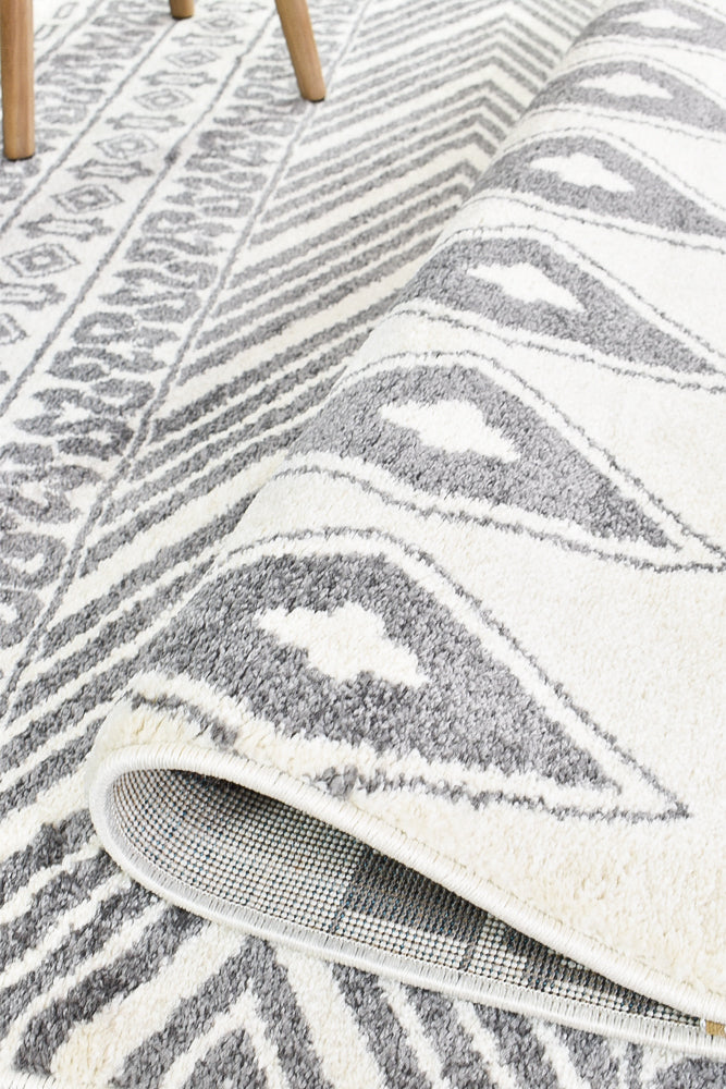 Nova Cream Light Grey Rug 343