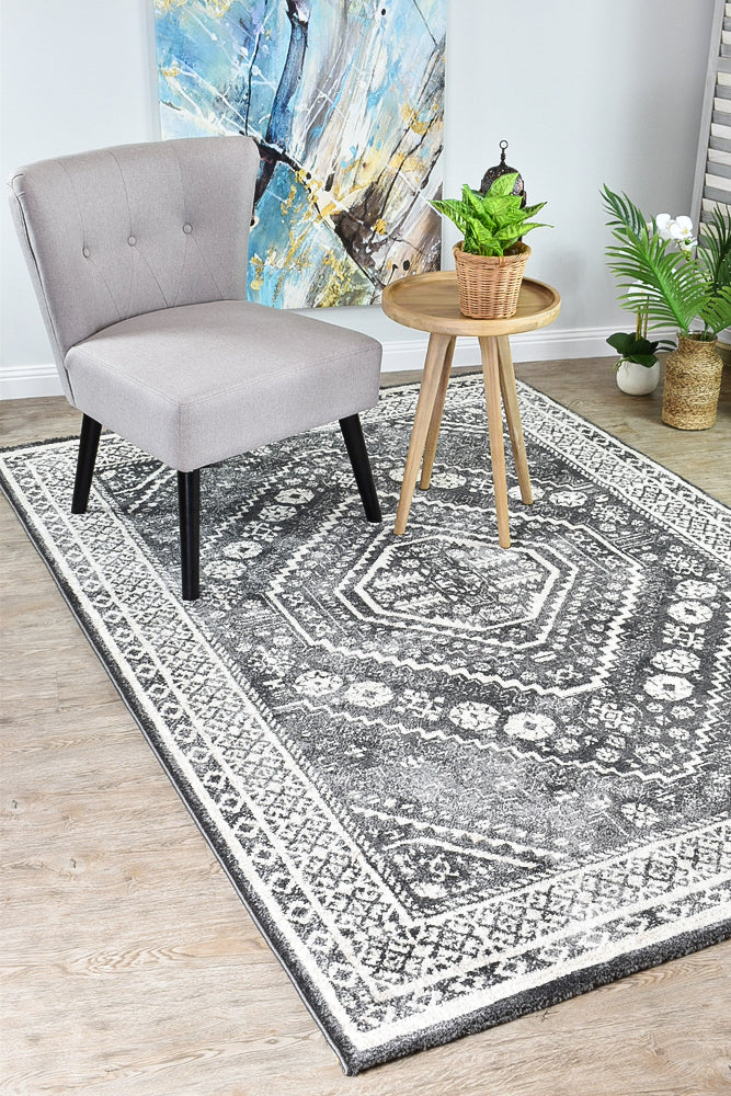 Nova Dark Grey Rug 354