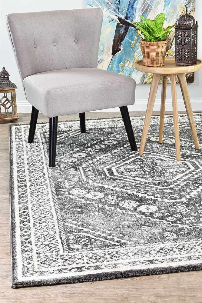 Nova Dark Grey Rug 354