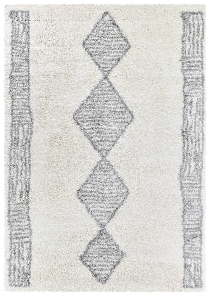 Parma Shaggy Rug 0B461A Grey