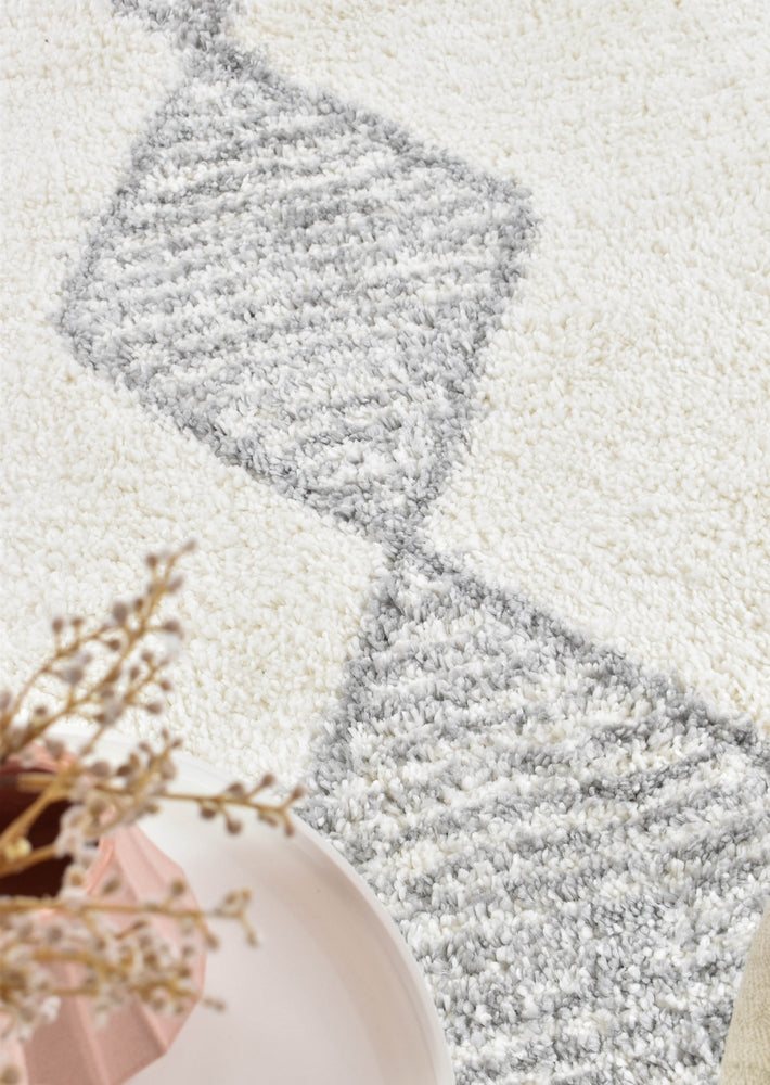 Parma Shaggy Rug 0B461A Grey