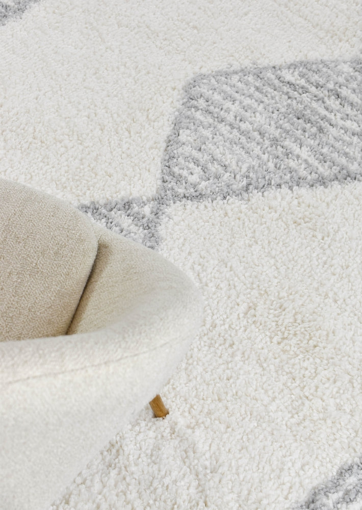 Parma Shaggy Rug 0B461A Grey