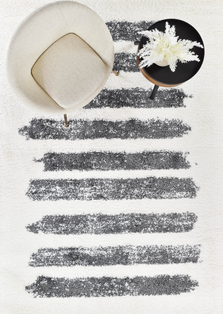 Parma Shaggy Rug 0B470A Dark Grey