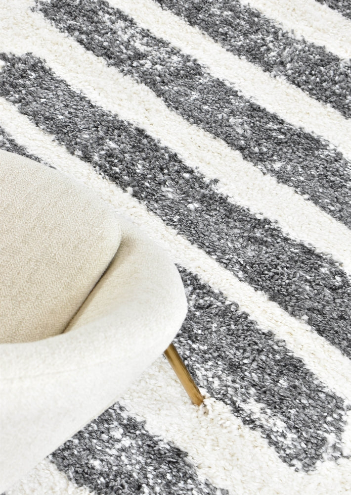 Parma Shaggy Rug 0B470A Dark Grey