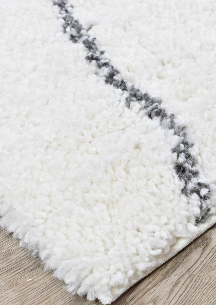 Parma Shaggy Rug 0B483A Dark Grey