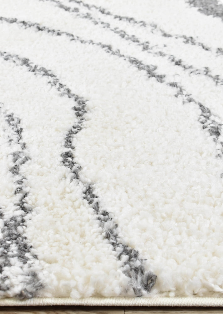 Parma Shaggy Rug 0B483A Dark Grey