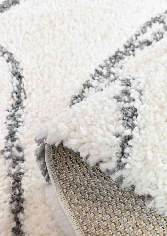Parma Shaggy Rug 0B483A Dark Grey