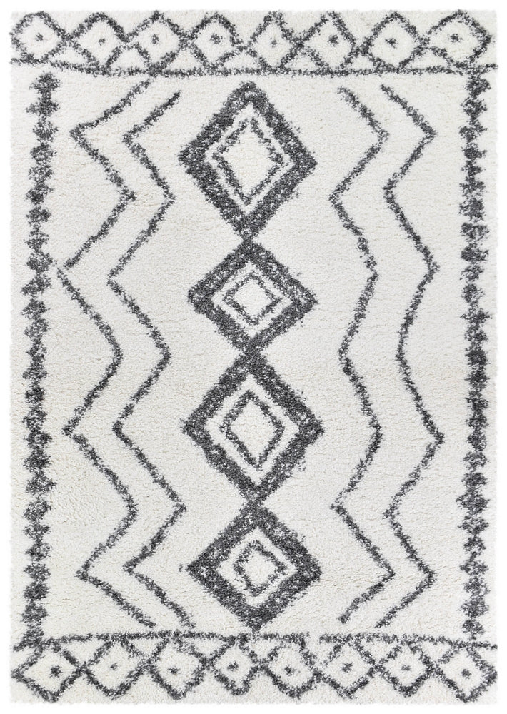 Parma Shaggy Rug 0B496A Dark Grey