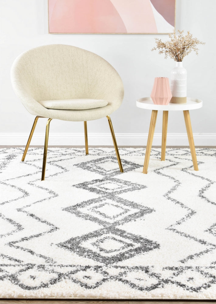 Parma Shaggy Rug 0B496A Dark Grey