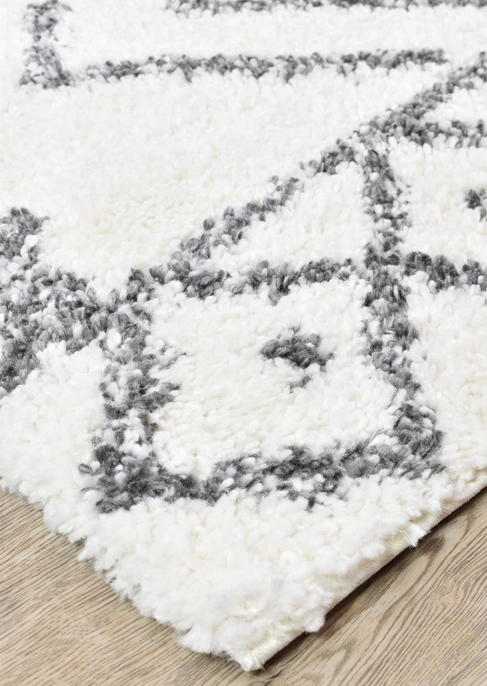 Parma Shaggy Rug 0B496A Dark Grey