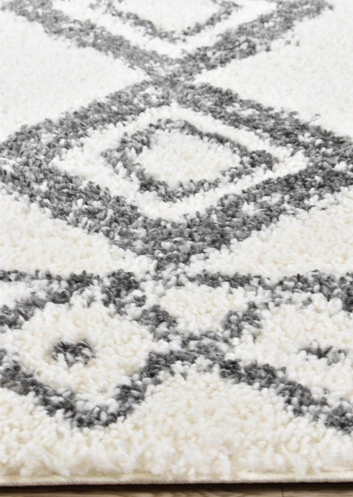 Parma Shaggy Rug 0B496A Dark Grey