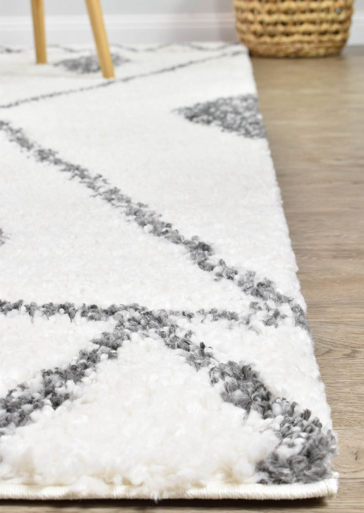 Parma Shaggy Rug 0B586A Dark Grey