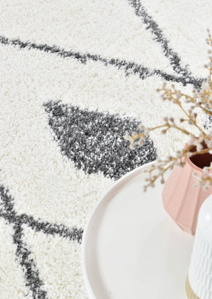 Parma Shaggy Rug 0B586A Dark Grey