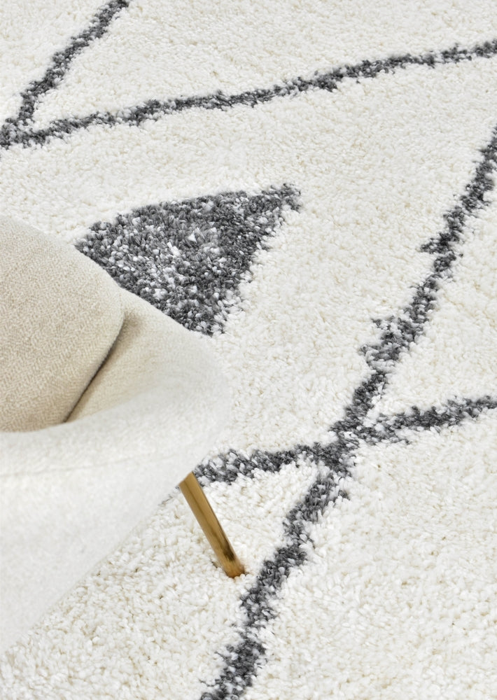 Parma Shaggy Rug 0B586A Dark Grey