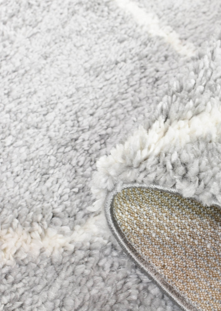 Parma Shaggy Rug 1562A Grey