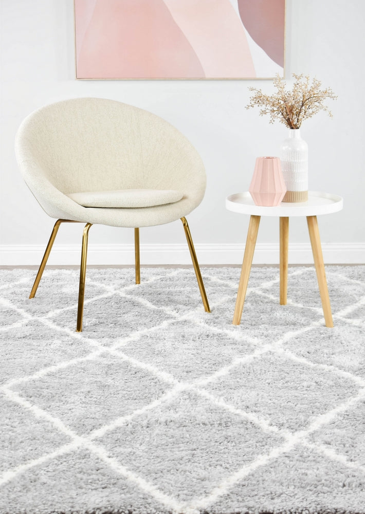 Parma Shaggy Rug 1562A Grey