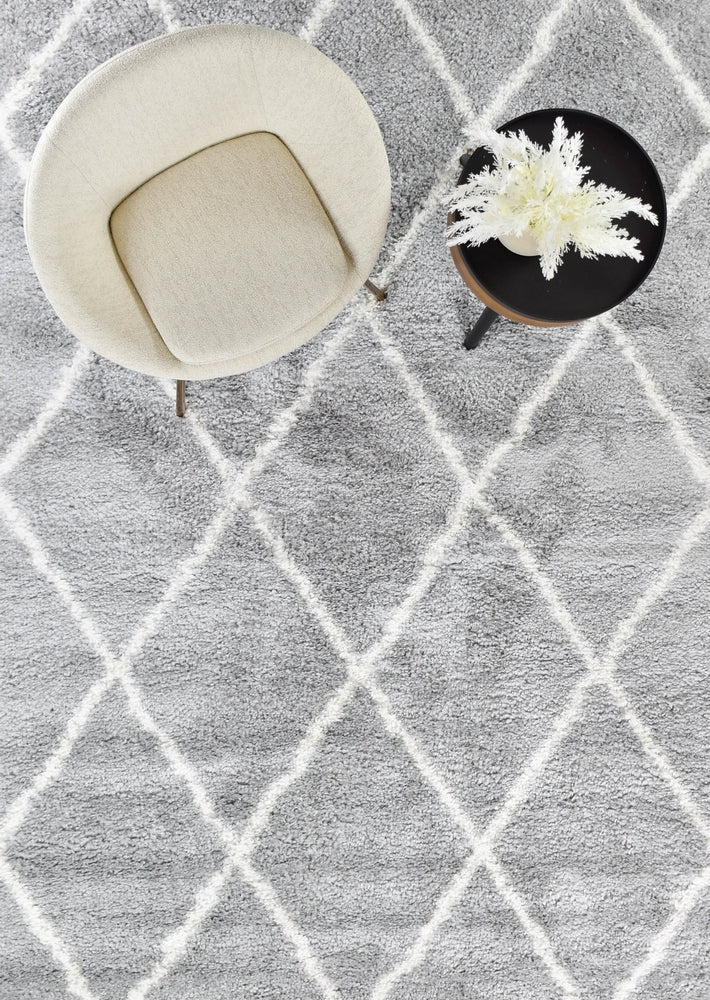 Parma Shaggy Rug 1562A Grey