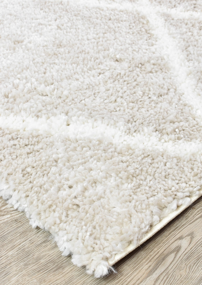 Parma Shaggy Rug 1562A Cream Beige