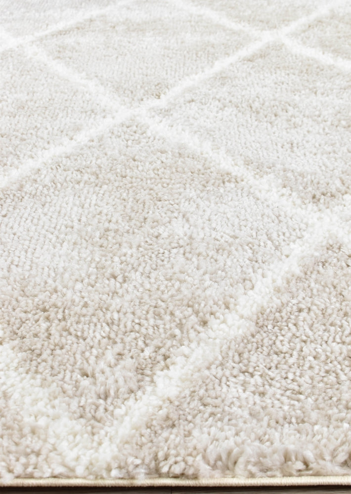 Parma Shaggy Rug 1562A Cream Beige
