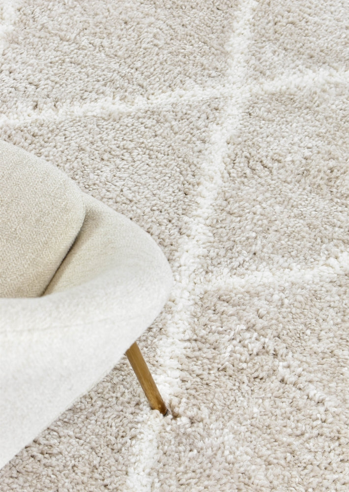 Parma Shaggy Rug 1562A Cream Beige