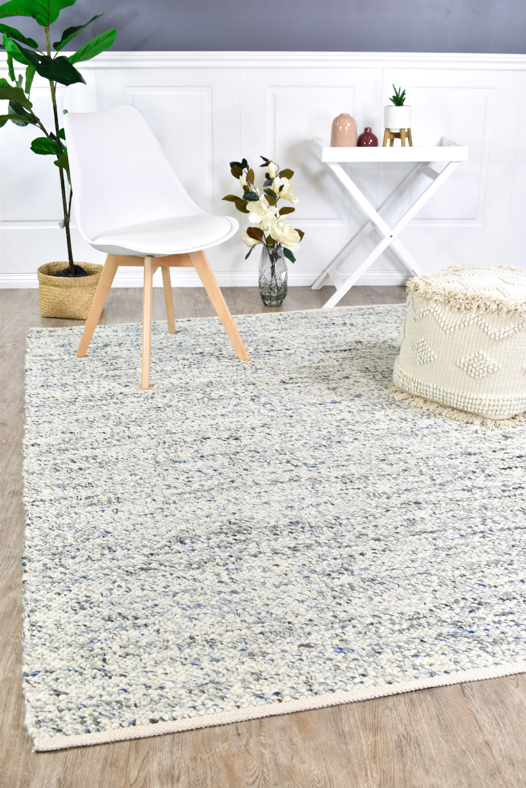 Pineridge Blue Wool Rug