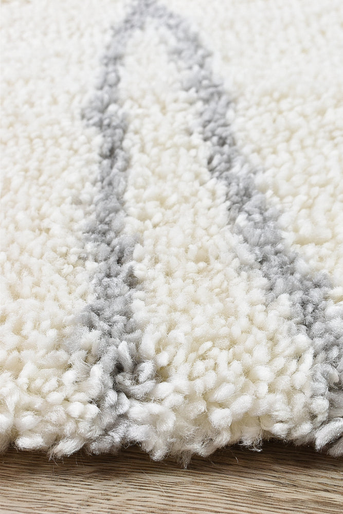 Parma Shaggy Rug A414A Cream
