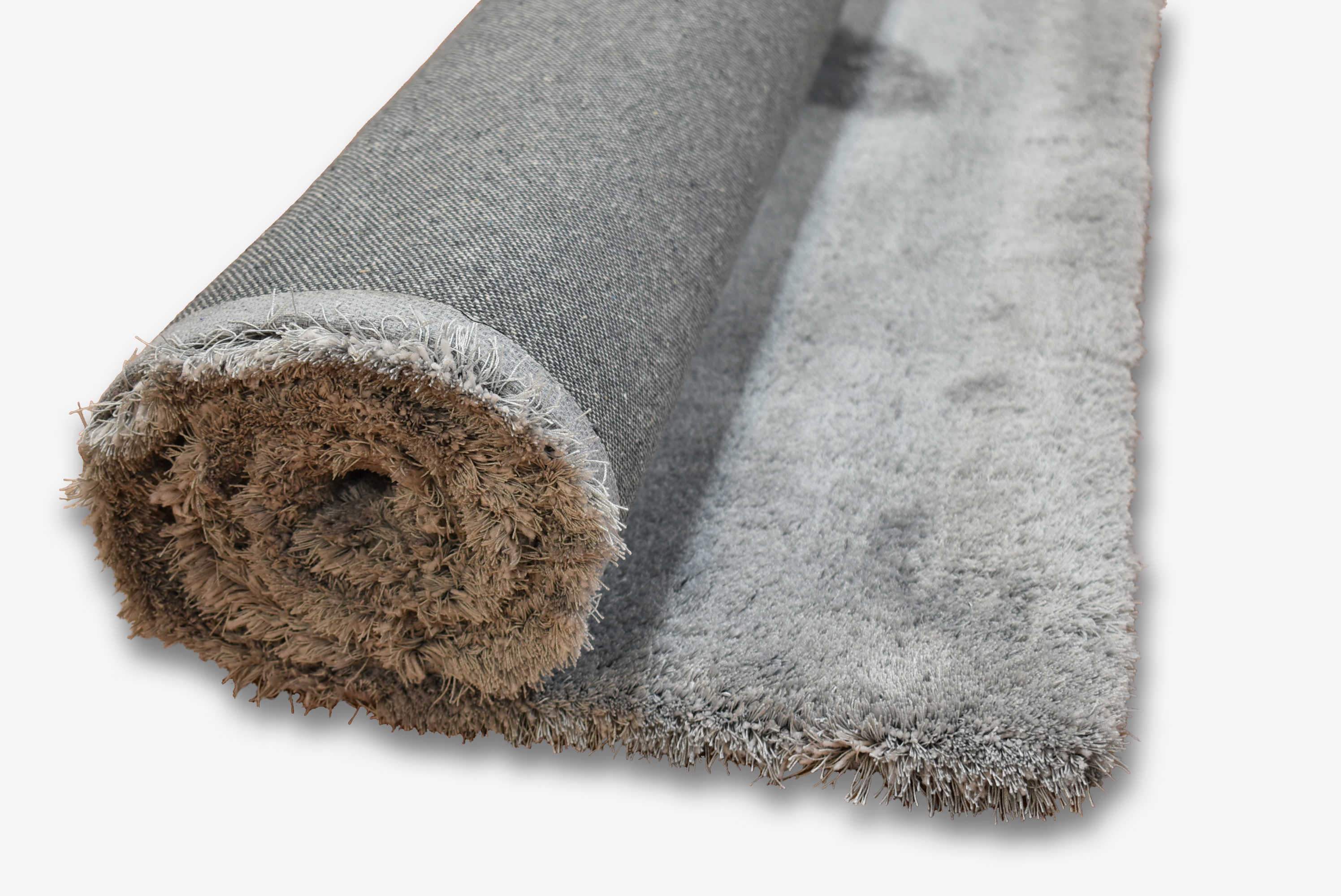 Moonlight Shaggy Light Grey Rug
