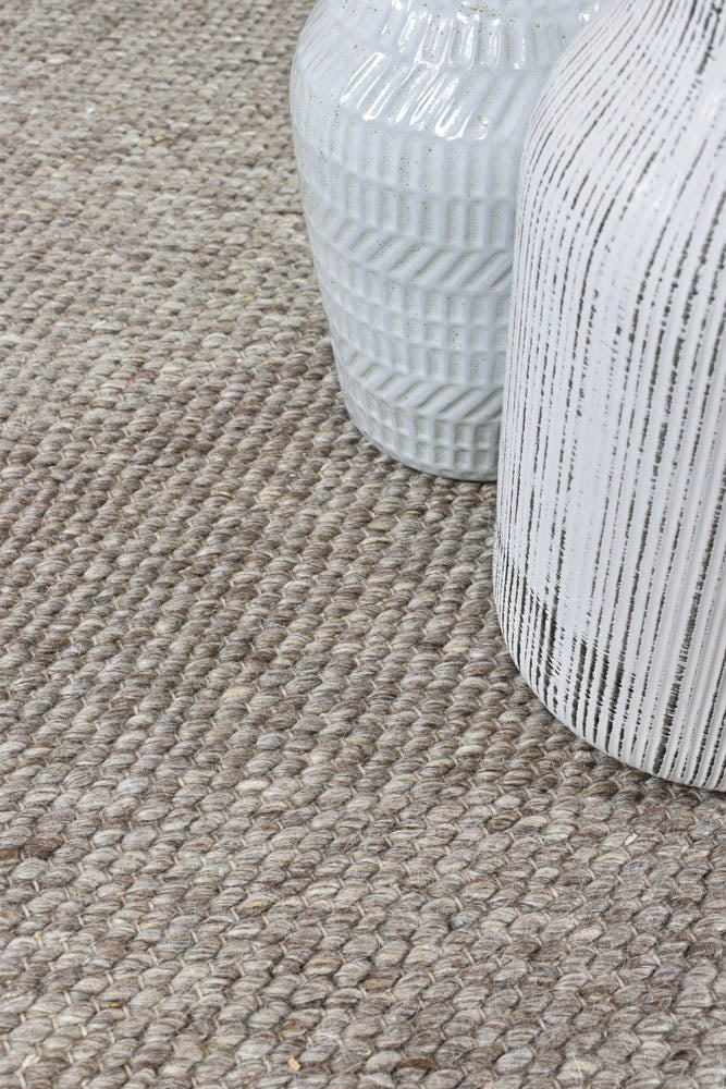 Sibble Mocha Wool Rug
