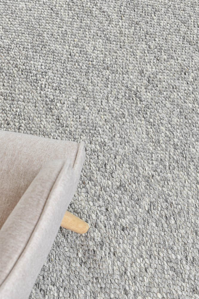 Sibble Silver Wool Rug