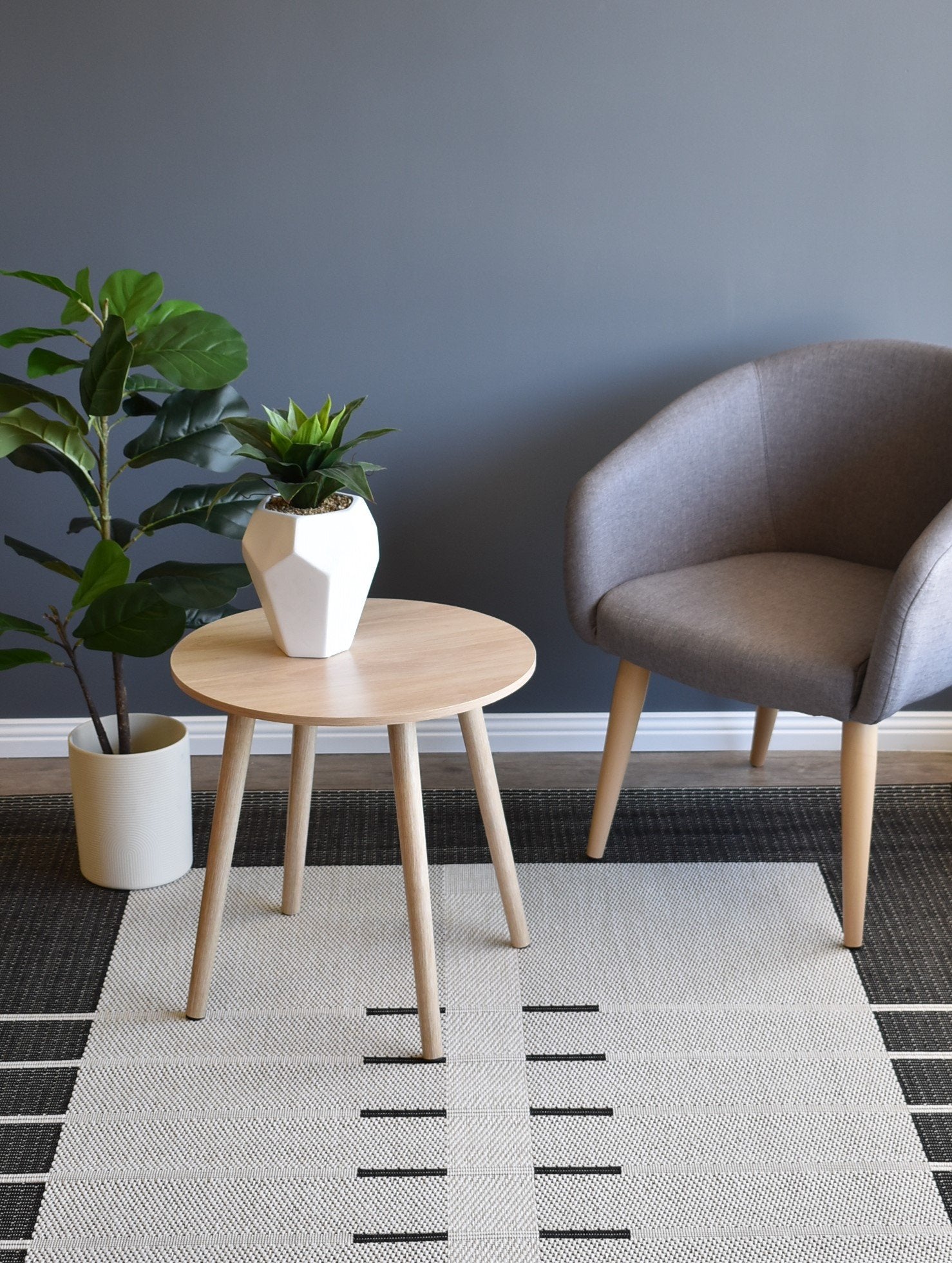 Samba Grey Cream Rug 4863-90