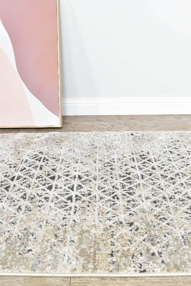 Vanessa 227A Beige Trellis