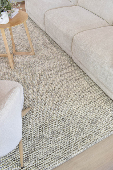 Allure Silver Mist Wool Rug