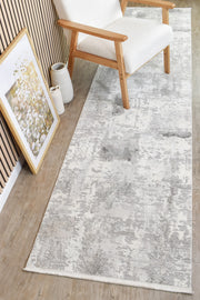 Lyonesse 30148A DGrey Cream Runner