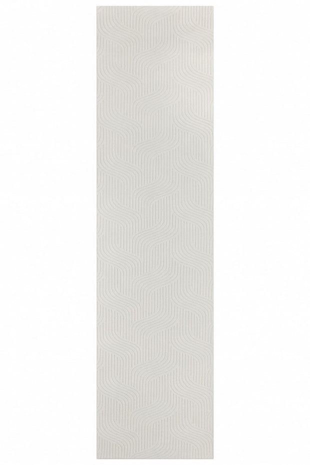 Ontario Ivory Velvet Runner