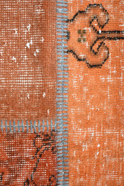 Handmade Persian Patchwork Multi Coloured Rug