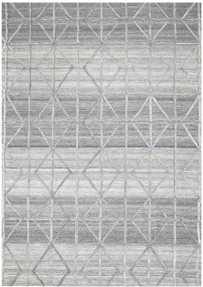 Medina Slate Grey Wool Rug