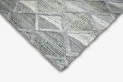 Medina Silver Teal Wool Rug