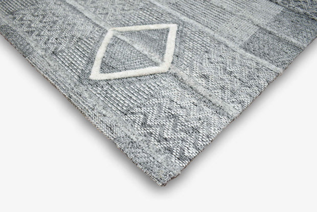 Medina Silver Wool Rug
