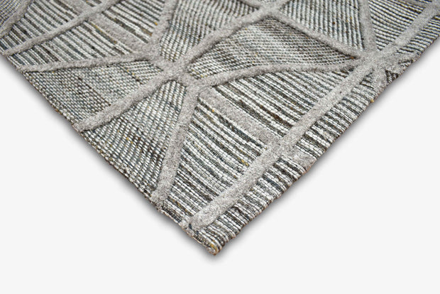 Medina Slate Grey Wool Rug
