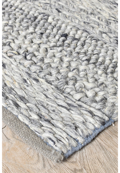 Malanda Grey Wool Rug