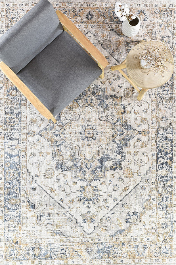 Marakesh Blue Grey Rug 0321B